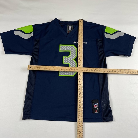 NFL Seattle Seahawks Russell Wilson Kids Football Jersey Youth Boys L (14/16) - Picture 12 of 13